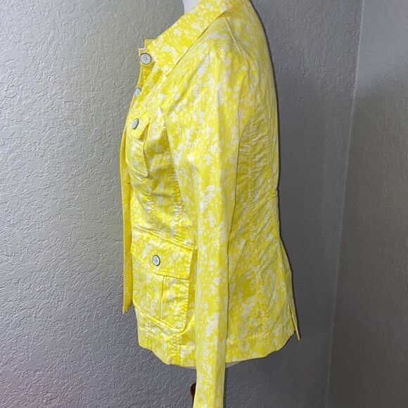 CAbi Utility Jacket Field of Daises 5160 Yellow Coat XS - Picture 5 of 9